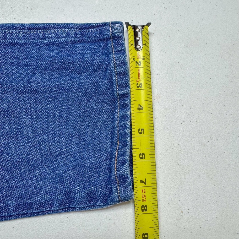 Wrangler Jeans Womens 9 Blue 14MWZG Cowgirl Rodeo High Rise Straight Denim 30x31 - Picture 13 of 14